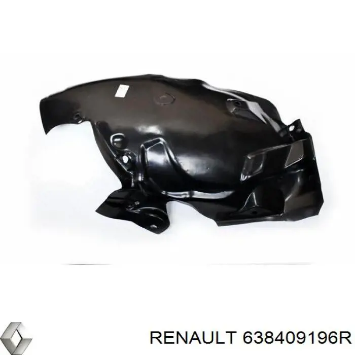 Guarda-barras direito do pára-lama dianteiro Renault (RVI) 638409196R preço, a partir de 65,66 USD