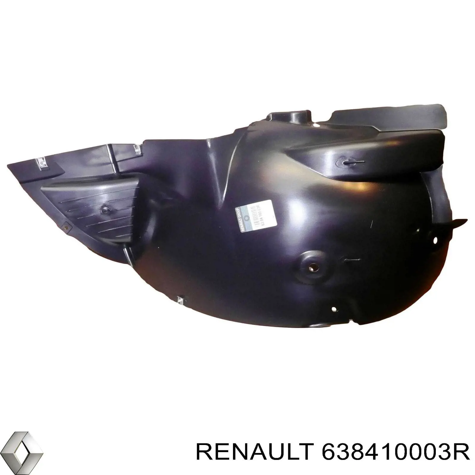 Guarda-barras esquerdo dianteiro do pára-lama dianteiro Renault (RVI) 638410003R preço, a partir de 31,77 USD