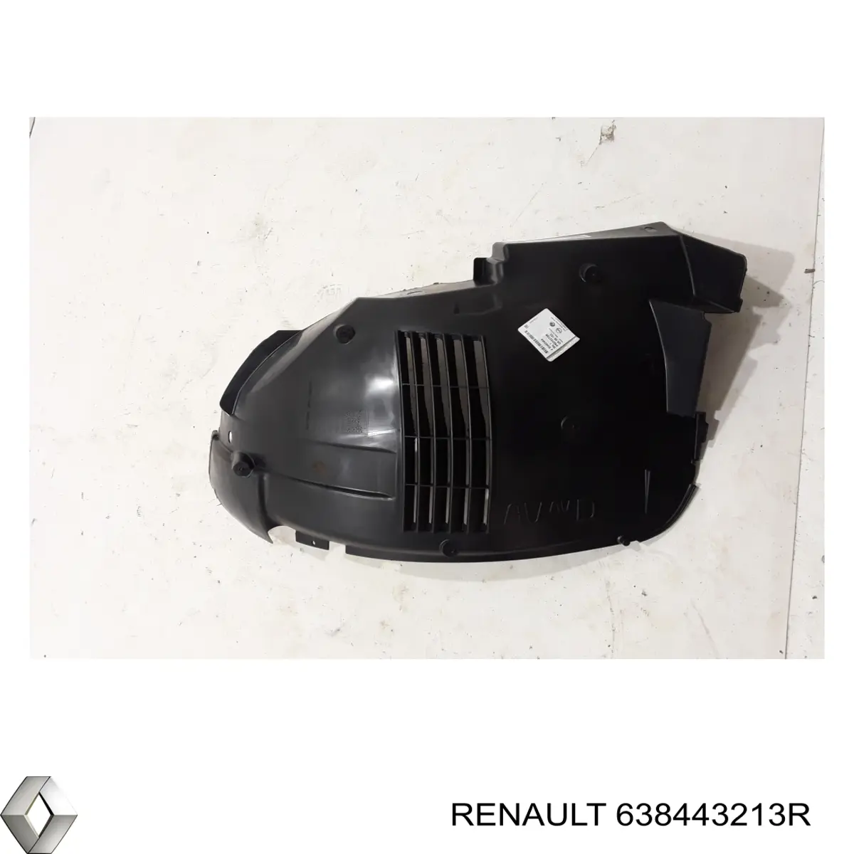 Guarda-barras direito dianteiro do pára-lama dianteiro Renault (RVI) 638443213R preço, a partir de 33,33 USD
