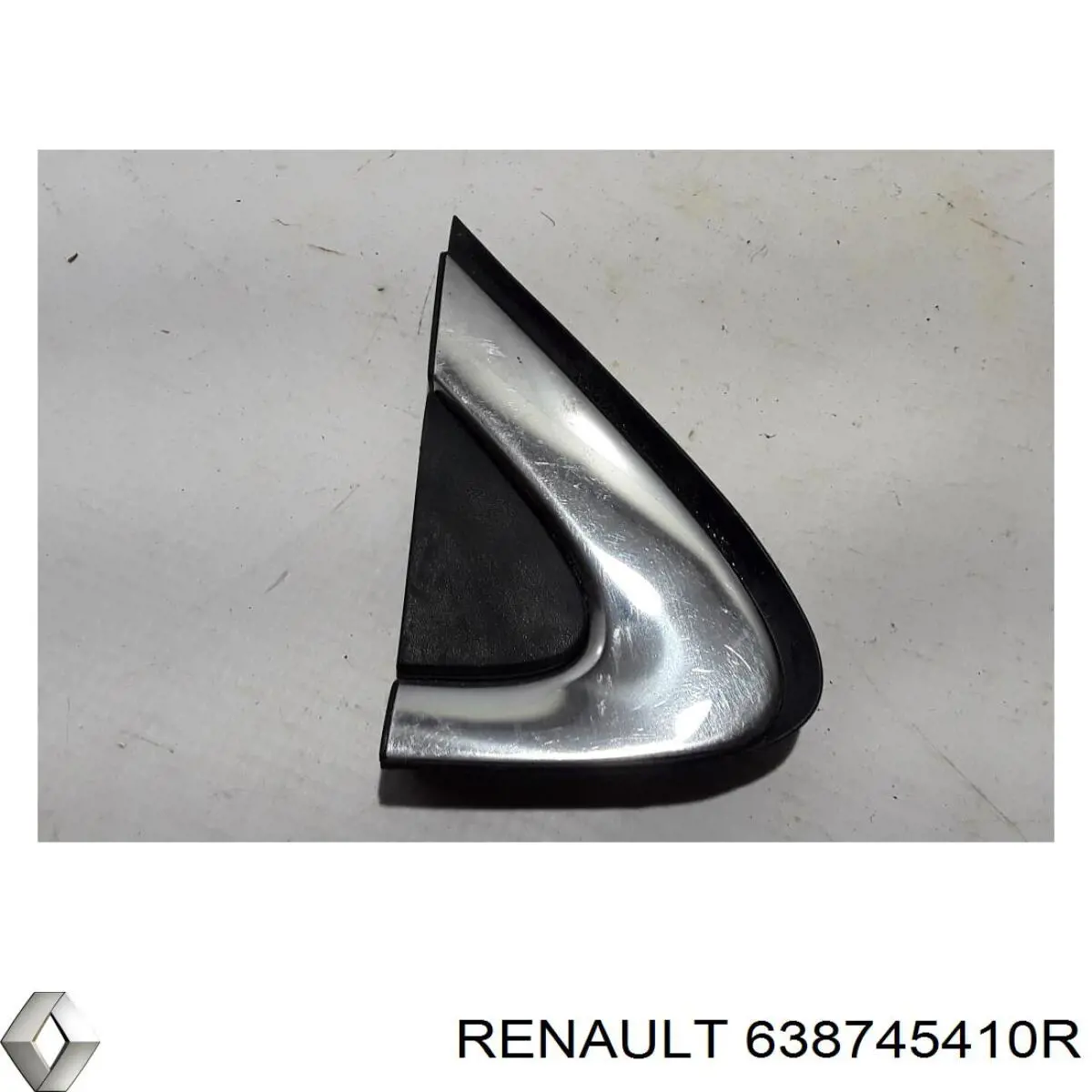 638745410R Renault (RVI) Moldura do pára-lama dianteiro direito
