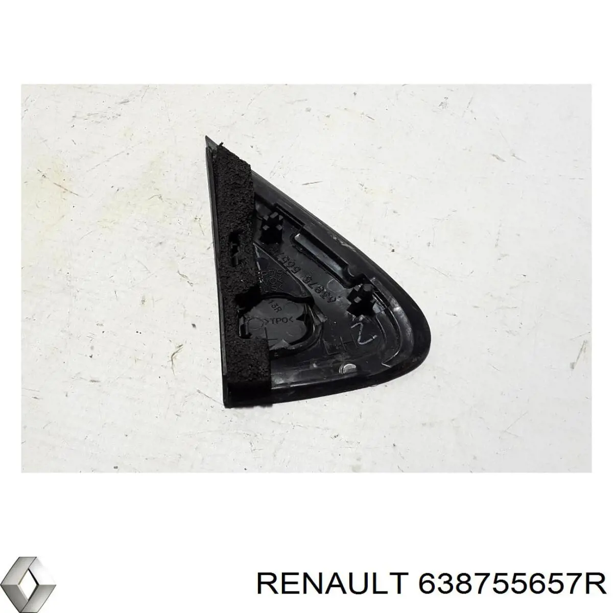 Compre 638755657R Renault (RVI) Moldura do pára-lama dianteiro esquerdo