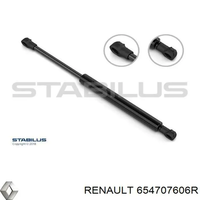 Amortecedor da capota Renault (RVI) 654707606R preço, a partir de 35,86 USD