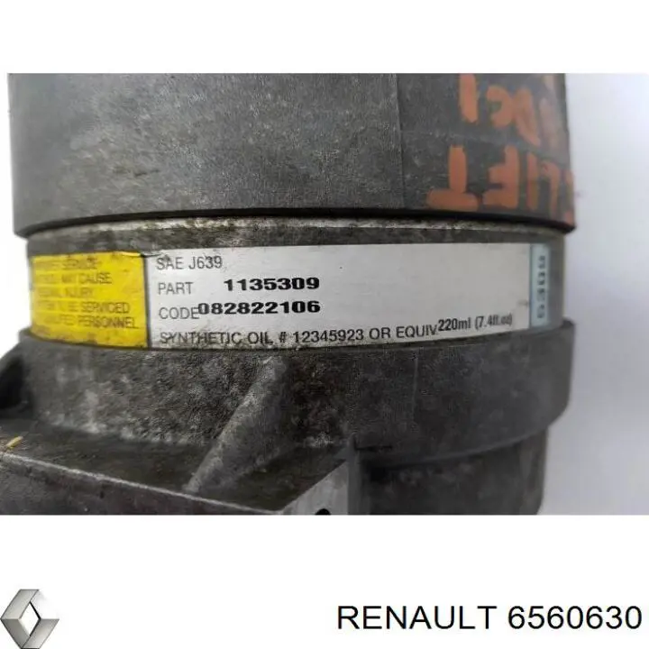 Compre 6560630 Renault (RVI) Compressor de aparelho de ar condicionado