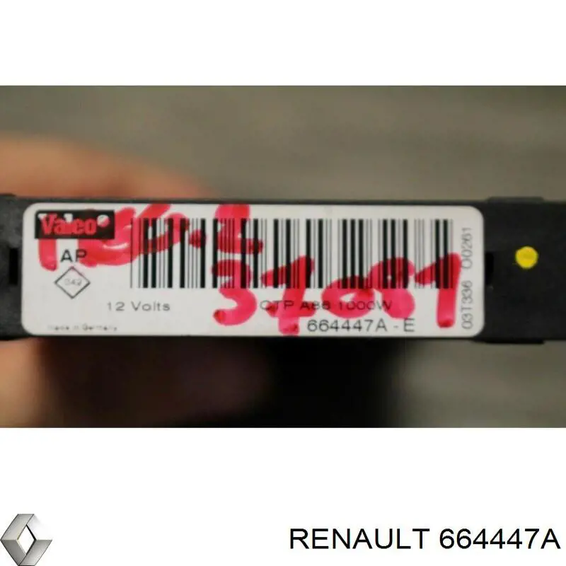 Compre 664447A Renault (RVI) Aquecedor elétrico de ar do sistema de calefacção de salão