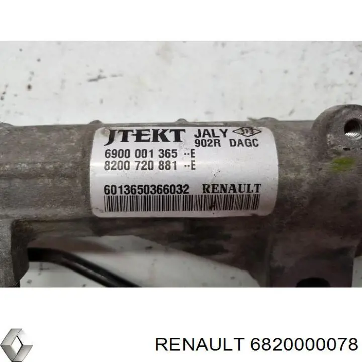 6820000078 Renault (RVI) Cremalheira da direção