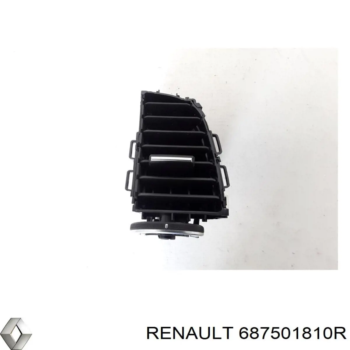 Grelha de ventilação de salão no "painel de instrumentos" Renault (RVI) 687501810R preço, a partir de 59,46 USD