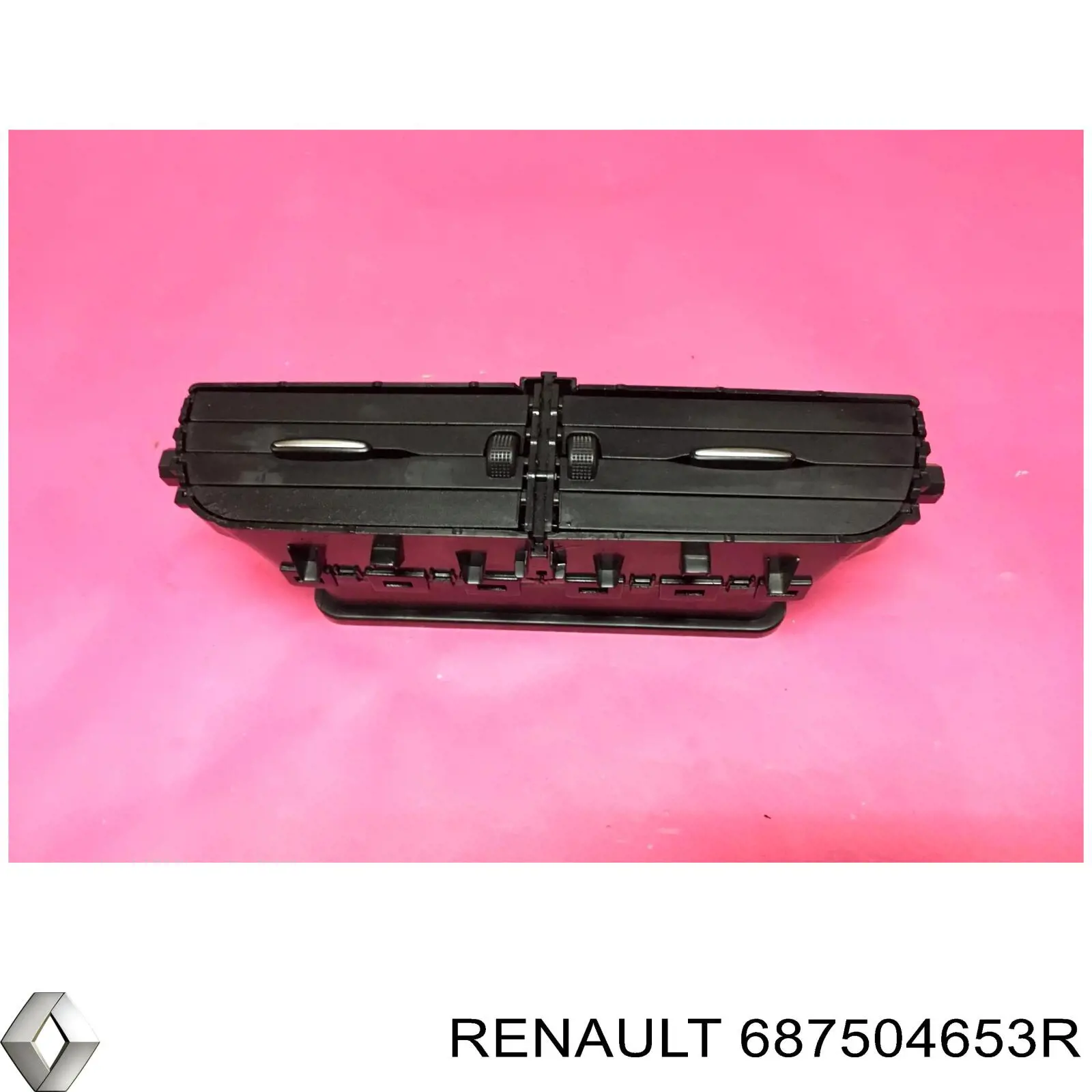 687504653R Renault (RVI) Grelha de ventilação de salão no "painel de instrumentos"