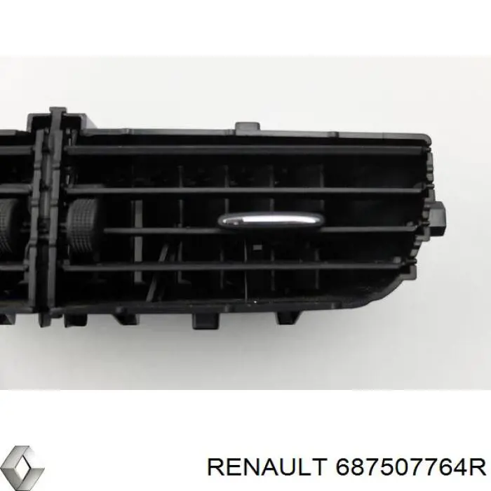 687507764R Renault (RVI) Grelha de ventilação de salão no "painel de instrumentos"