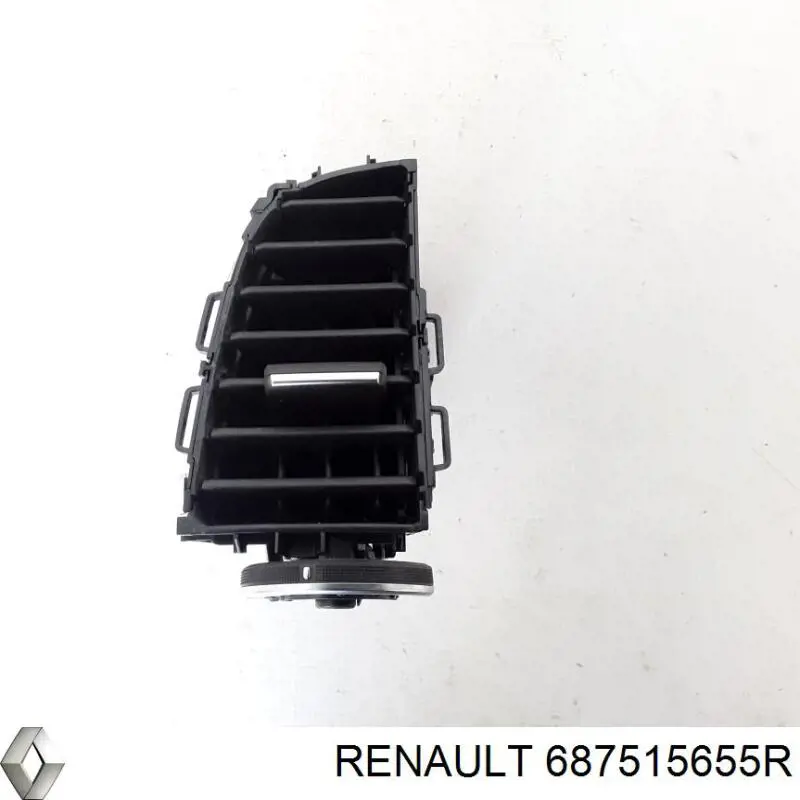 Grelha de ventilação de salão no "painel de instrumentos" Renault (RVI) 687515655R preço, a partir de 69,81 USD