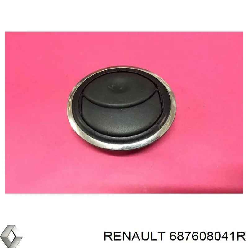 687608041R Renault (RVI) Grelha de ventilação de salão no "painel de instrumentos"