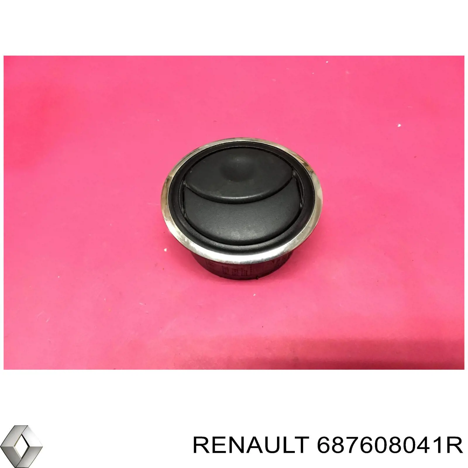 Grelha de ventilação de salão no "painel de instrumentos" Renault (RVI) 687608041R preço, a partir de 13,67 USD