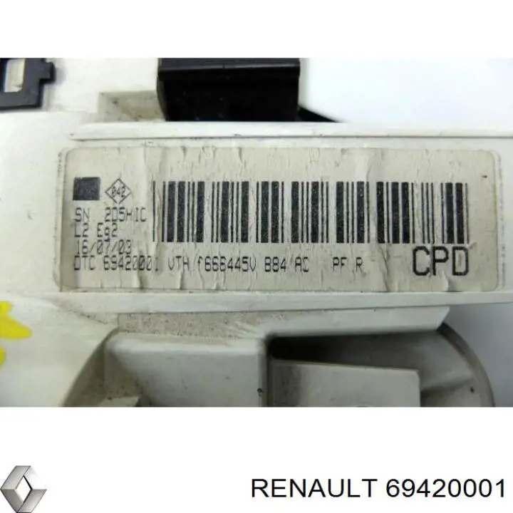 69420001 Renault (RVI) Unidade de controlo dos modos de aquecimento/condicionamento