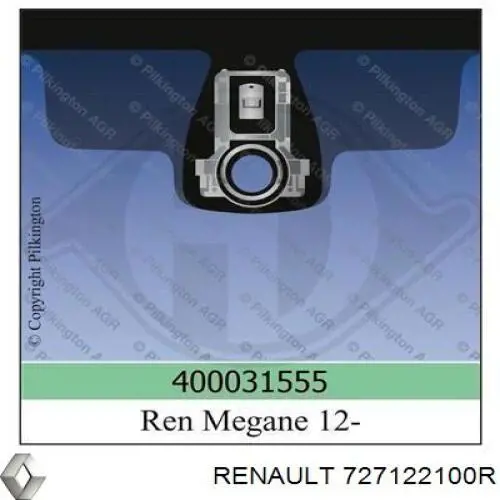 Pára-brisas Renault Fluence  L3