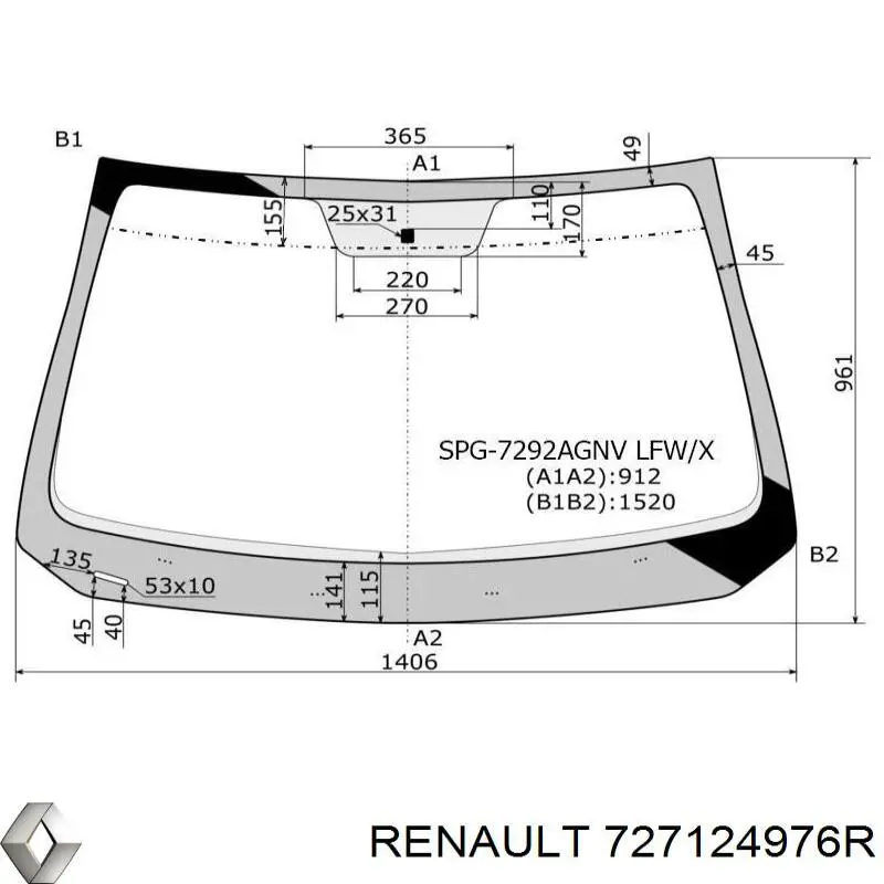 Pára-brisas FPS GS5631D11 preço, a partir de 213,70 USD