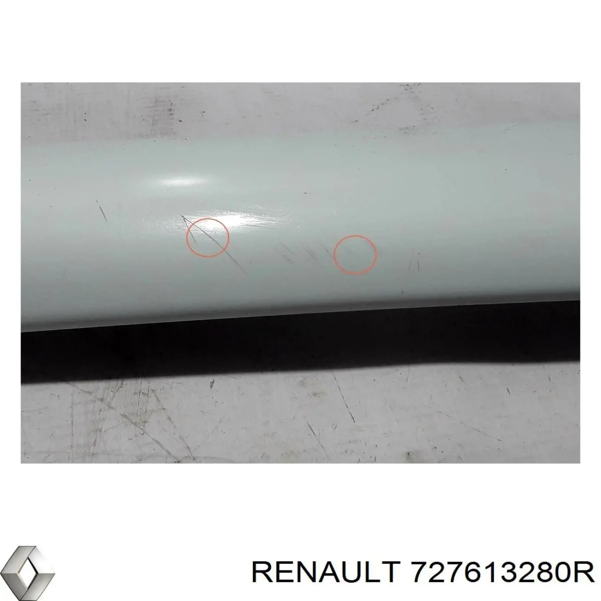 727613280R Renault (RVI) Moldura esquerda de pára-brisas