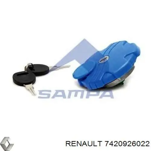 Compre 7420926022 Renault (RVI) Tampa de gargalo de enchimento de tanque AD BLUE