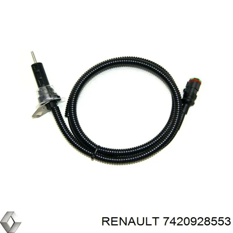 7420928553 Renault (RVI) Sensor traseiro direito de desgaste das sapatas do freio