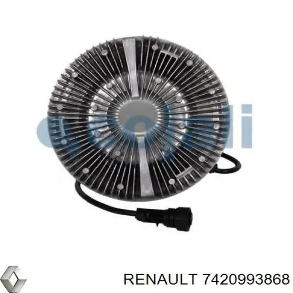Acoplamento viscoso de ventilador de esfriamento Renault (RVI) 7420993868 preço, a partir de 312,70 USD