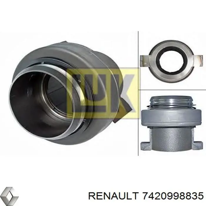 Rolamento de liberação de embraiagem Renault (RVI) 7420998835