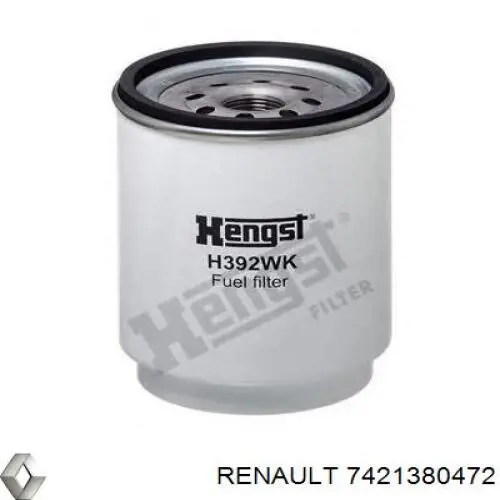Filtro de combustível Renault (RVI) 7421380472 preço, a partir de 33,23 USD