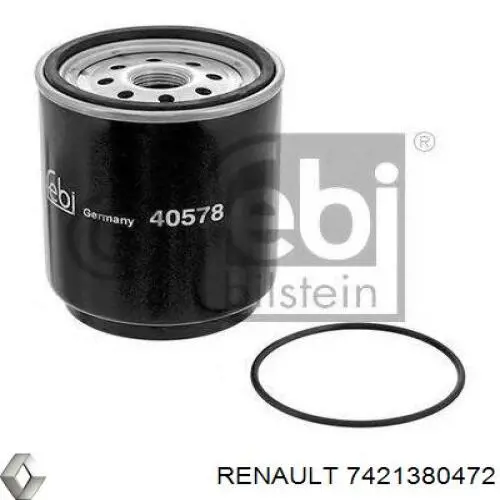 Compre 7421380472 Renault (RVI) Filtro de combustível