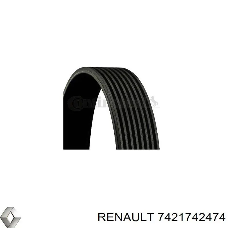7421742474 Renault (RVI) Correia dos conjuntos de transmissão