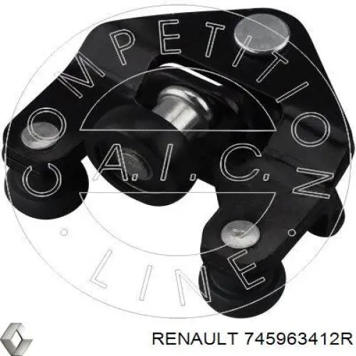 Compre 745963412R Renault (RVI) Rolo direito inferior da porta lateral (deslizante)