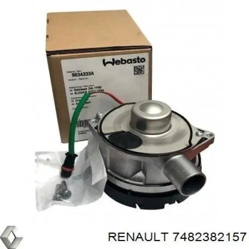 Ventilador elétrico de aquecedor autônomo Volvo 82382157 preço, a partir de 423,80 USD