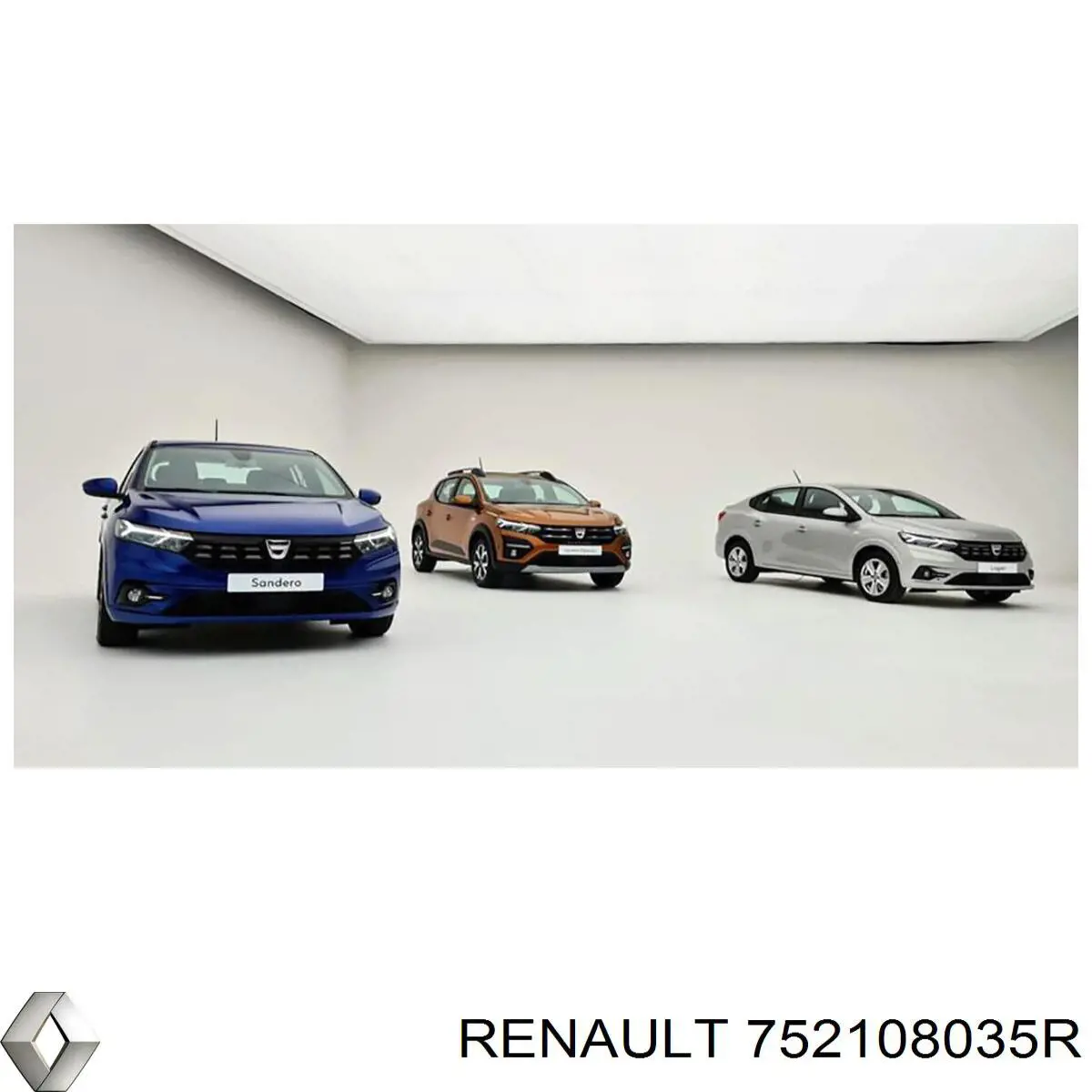 752108035R Renault (RVI) Reforçador do pára-choque dianteiro
