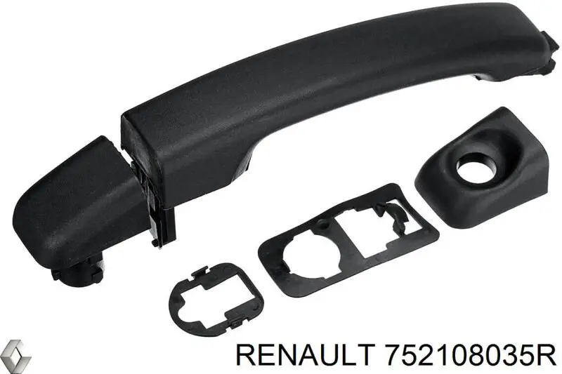 Compre 752108035R Renault (RVI) Reforçador do pára-choque dianteiro