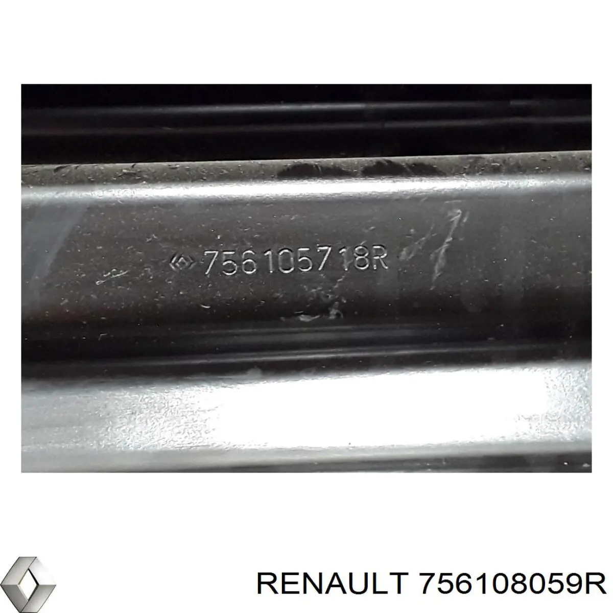 Reforçador do pára-choque traseiro 756108059R Renault (RVI)
