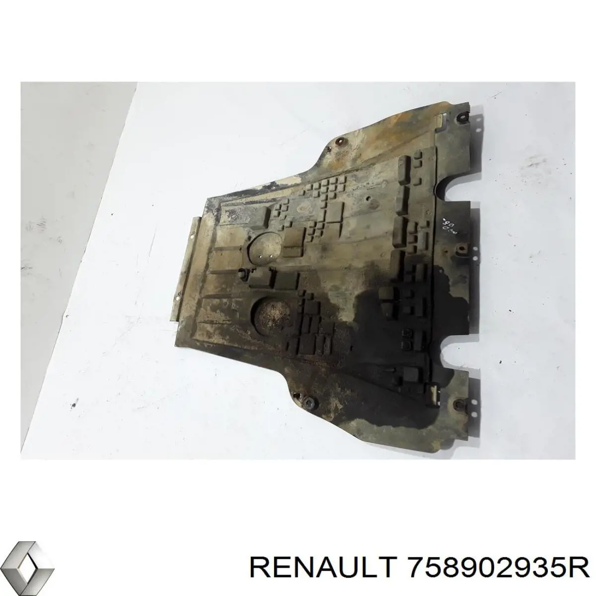 758902935R Renault (RVI) Proteção de motor, de panela (da seção de motor)