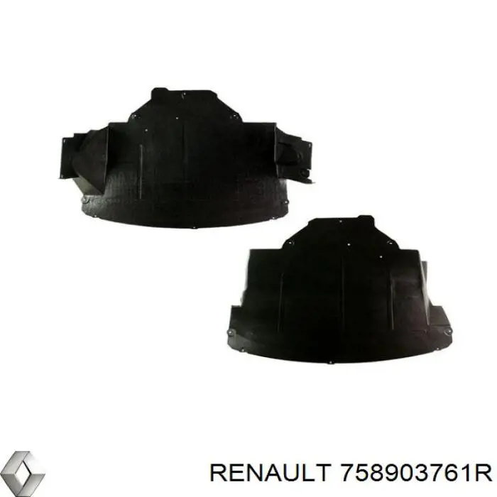 758903761R Renault (RVI) Proteção de motor, de panela (da seção de motor)