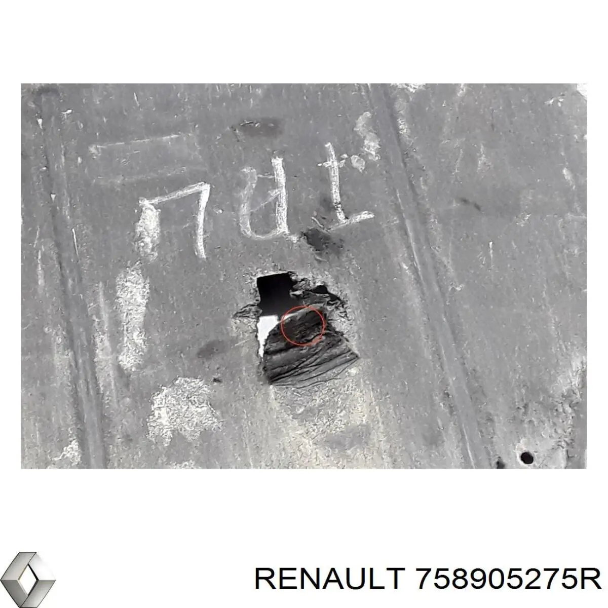 Proteção de motor, de panela (da seção de motor) Renault (RVI) 758905275R preço, a partir de 61,21 USD