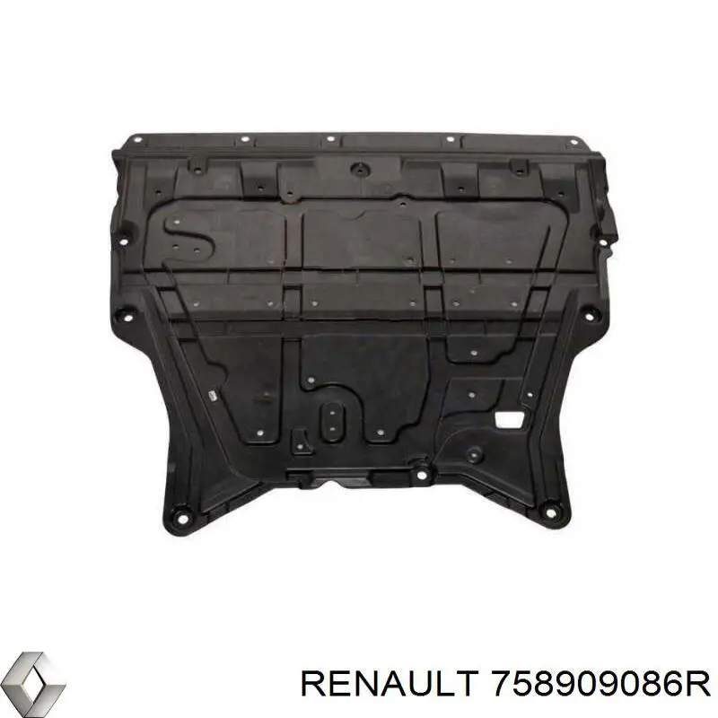 758909086R Renault (RVI) Proteção de motor, de panela (da seção de motor)