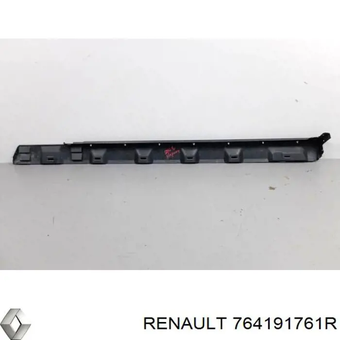 764191761R Renault (RVI) Placa sobreposta (moldura) externa esquerda de acesso