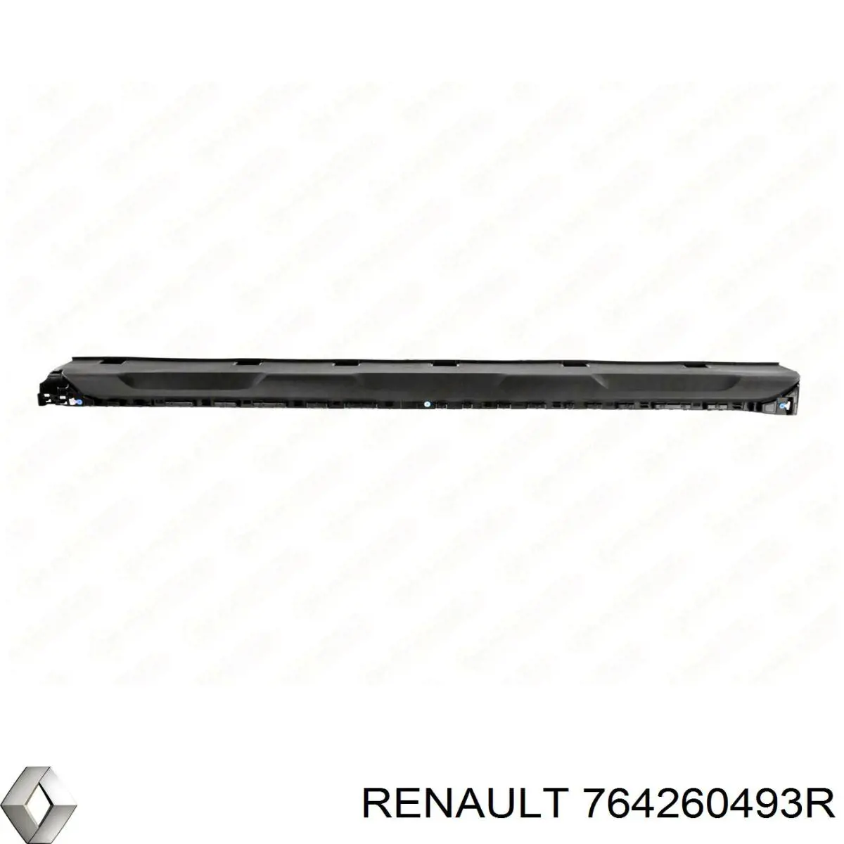 764260493R Renault (RVI) Placa sobreposta (moldura) externa direita de acesso