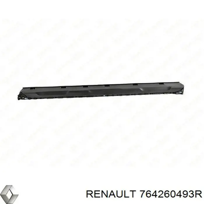 Placa sobreposta (moldura) externa direita de acesso Renault (RVI) 764260493R preço, a partir de 107,33 USD