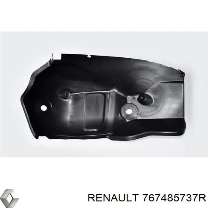 Compre 767485737R Renault (RVI) Guarda-barras do pára-lama traseiro direito