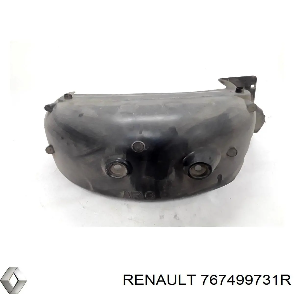 767499731R Renault (RVI) Guarda-barras do pára-lama traseiro esquerdo