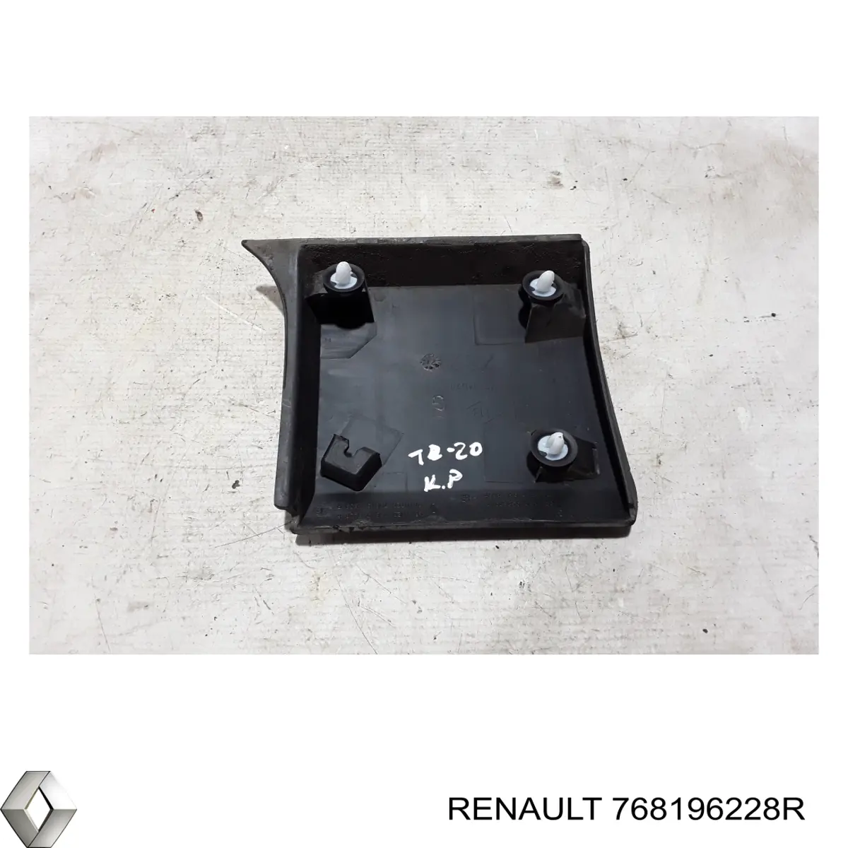 Placa sobreposta externa dianteira esquerda de suporte de carroçaria Renault (RVI) 768196228R preço, a partir de 55,60 USD