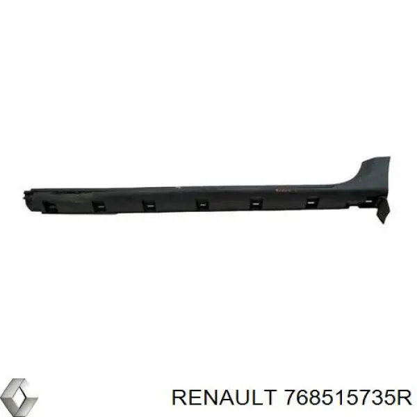 Placa sobreposta (moldura) externa esquerda de acesso Renault (RVI) 768515735R preço, a partir de 131,10 USD