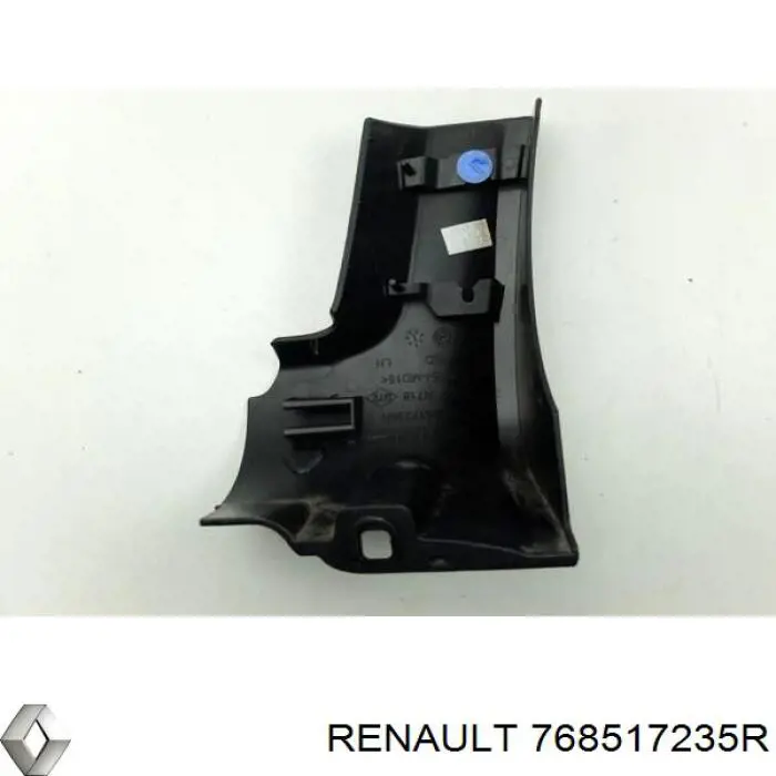 768510012R Renault (RVI) Placa sobreposta (moldura) externa dianteira esquerda de acesso
