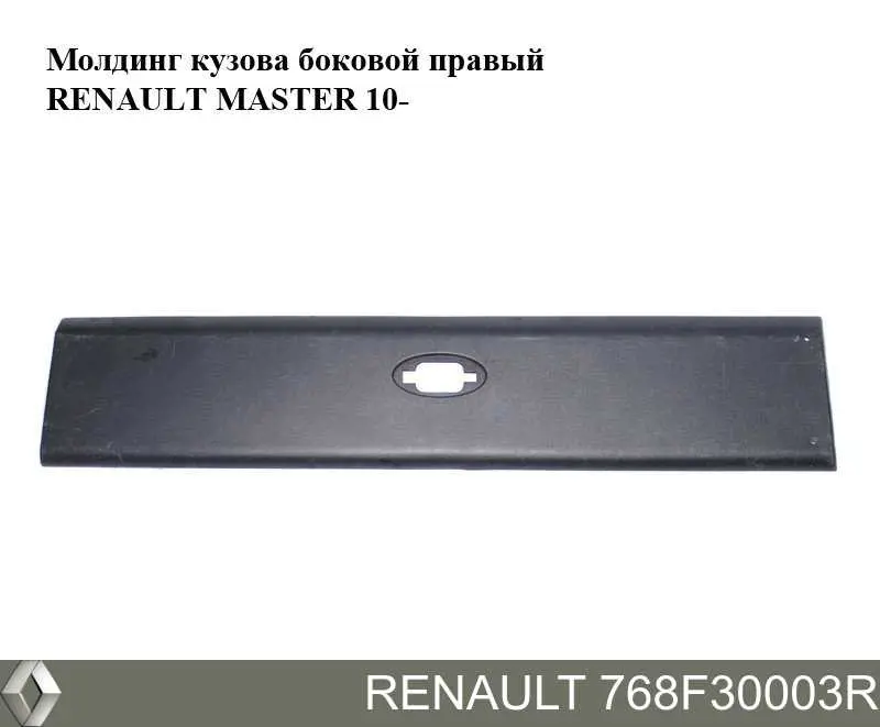 768F30003R Renault (RVI) Placa sobreposta do pára-lama traseiro direito
