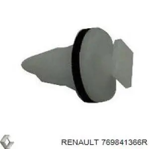 769841366R Renault (RVI) Braçadeira (cápsula) de fixação de moldura da porta