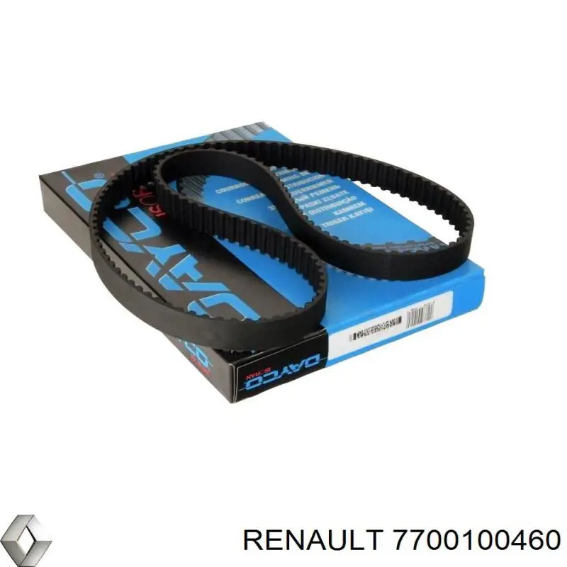 Compre 7700100460 Renault (RVI) Correia do mecanismo de distribuição de gás