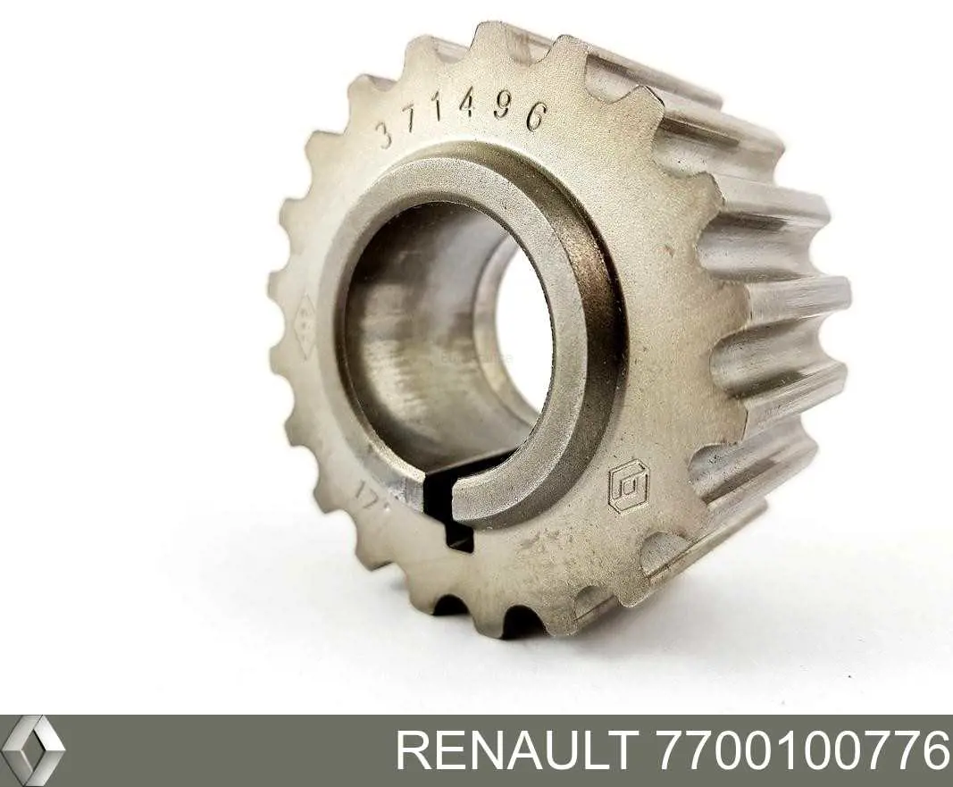 7700100776 Renault (RVI) Engrenagem de cadeia da roda dentada de acionamento de cambota de motor