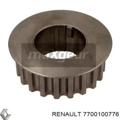 Compre 7700100776 Renault (RVI) Engrenagem de cadeia da roda dentada de acionamento de cambota de motor
