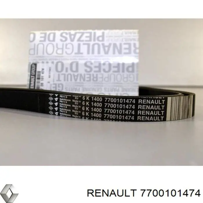 Compre 7700101474 Renault (RVI) Correia dos conjuntos de transmissão