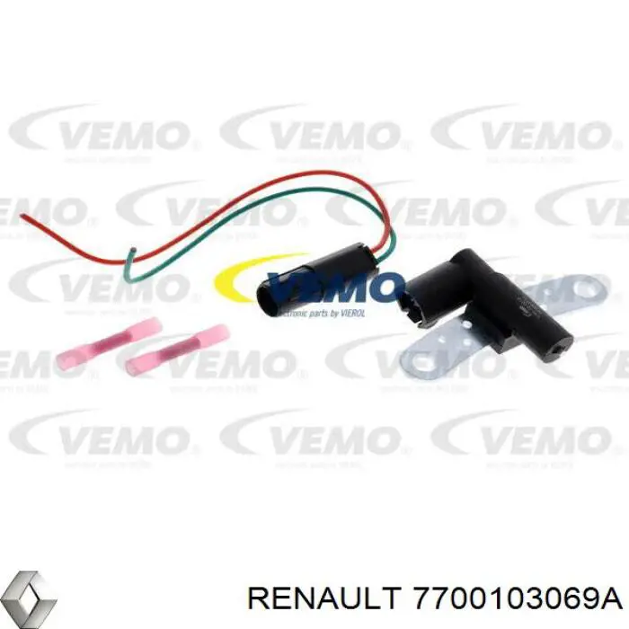 7700103069A Renault (RVI) Sensor de posição (de revoluções) de cambota